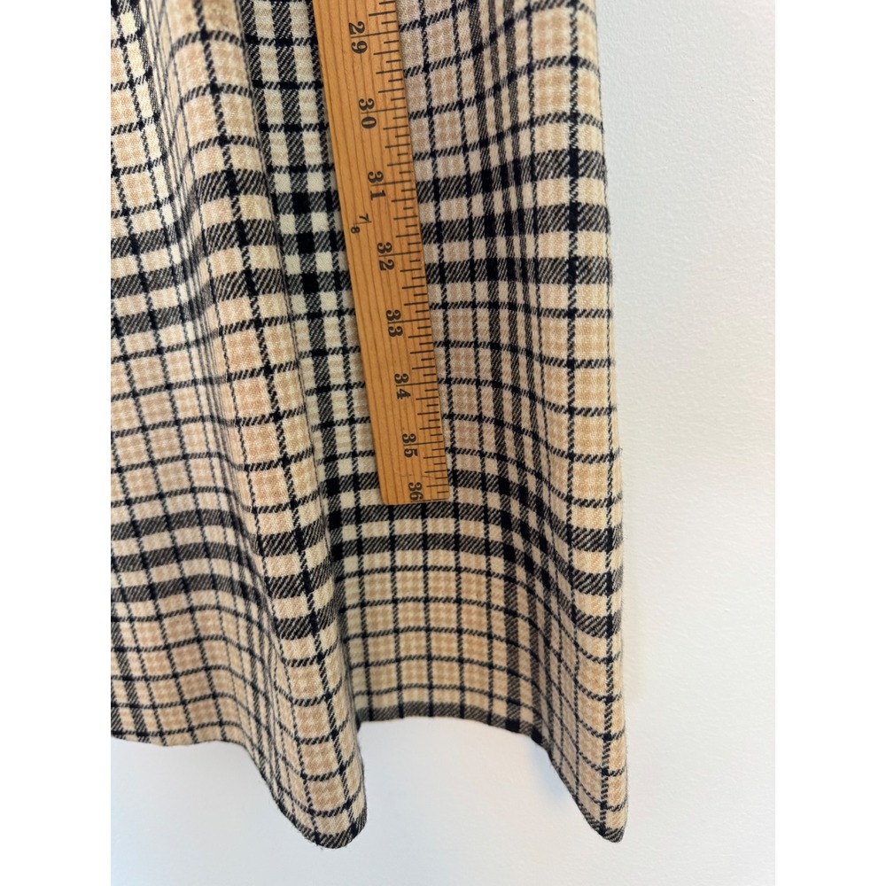 Dark Academia Young Pendleton‎ Juniors 9/10 Maxi Skirt Plaid Wool Vintage - Picture 7 of 9